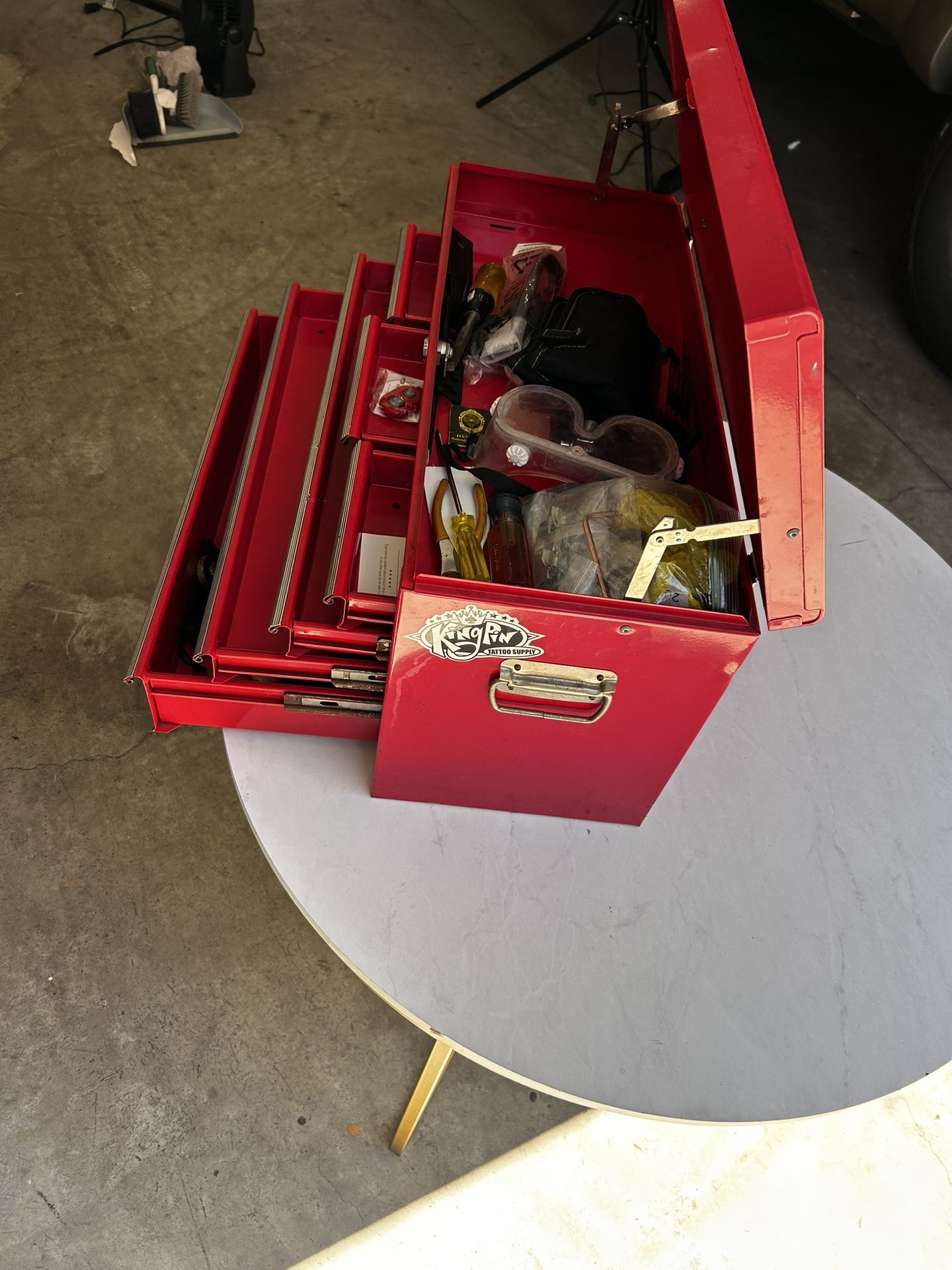 $5 Tool Box Top Drawers
