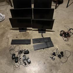 Monitors and computer equipment 