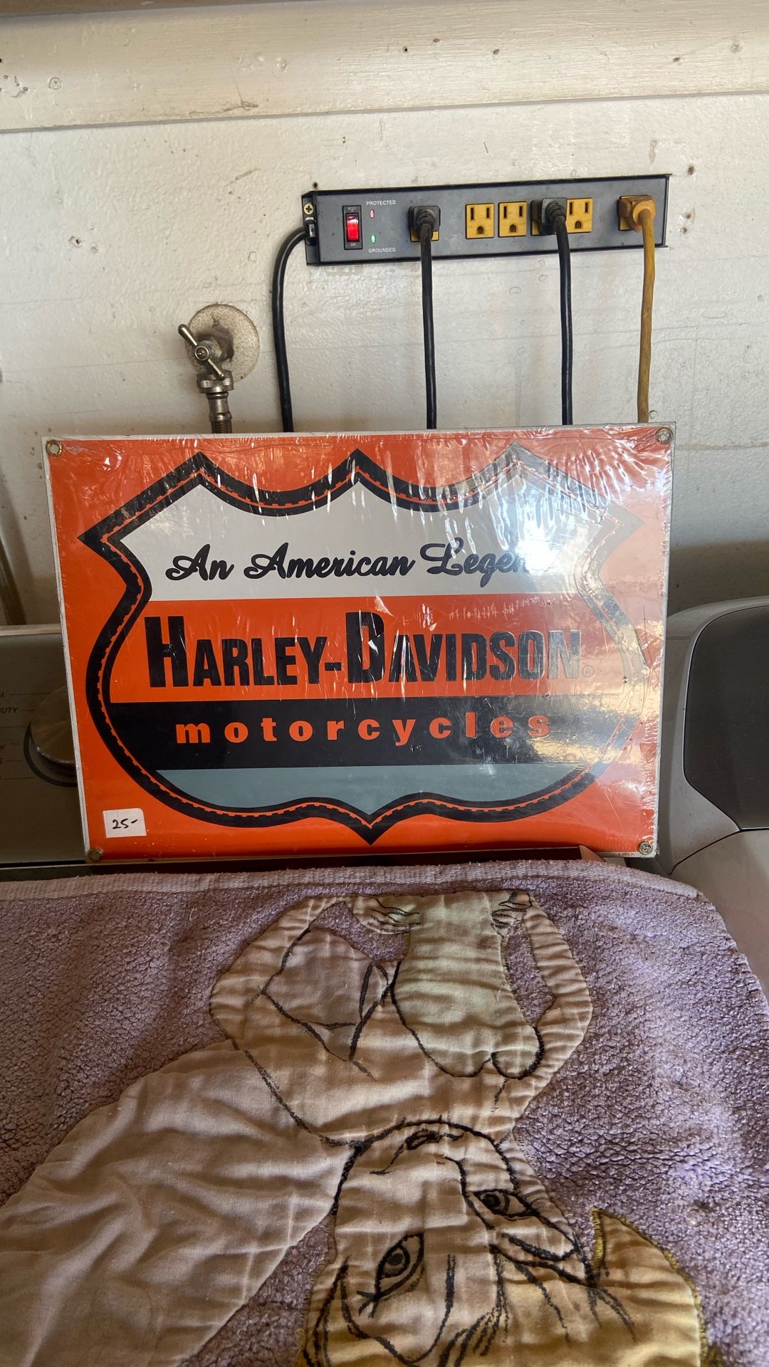 Harley Davidson Motor Cycles Signs