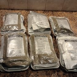 Chef 5 Minute Meals MRE's Ready To Eat Variety Pack-NEW