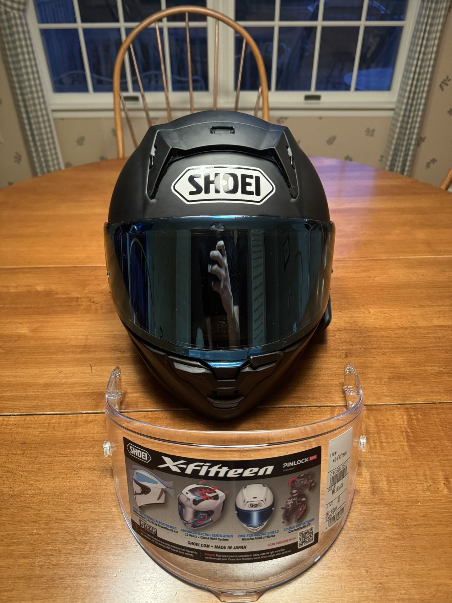 Shoei X-15 + Pac Talk Edge