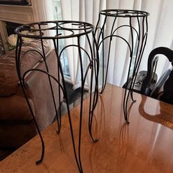 2 Plant Stands (Black)