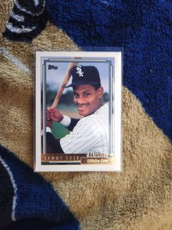 1992 Sammy Sosa *Error Card* (Wrong Birthday)