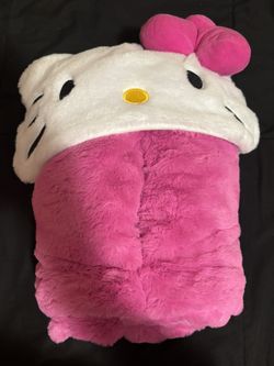 Adult Hello Kitty Hooded Blanket 