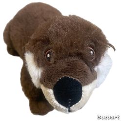 Adventure Planet Brown Shimmer River Otter Plush 14” Stuffed Animal