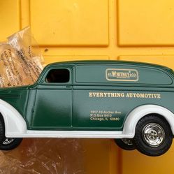 ERTL Whitney & Co. (Everything Automotive) 1938 GMC Panel TRUCK DIECAST BANK .New in Box 