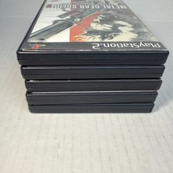 PS2 PlayStation 2 (5) Game Lot Untested As Of Recent