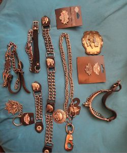 New Harley Chains And Buckles,near 1/2 Price