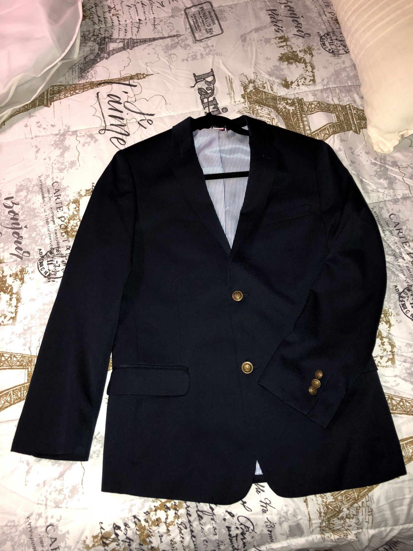 Tommy Hilfiger Navy Blue Suit