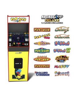 Arcade1Up - PAC-MAN Deluxe Arcade Machine - Yellow