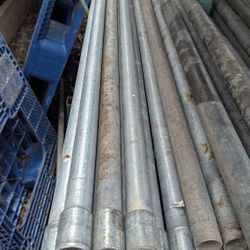 1" x 10' rigid metal conduit (16) $20 each new just a little dirty from sitting on the ground Also have cut offs threaded on both ends $2 a foot
