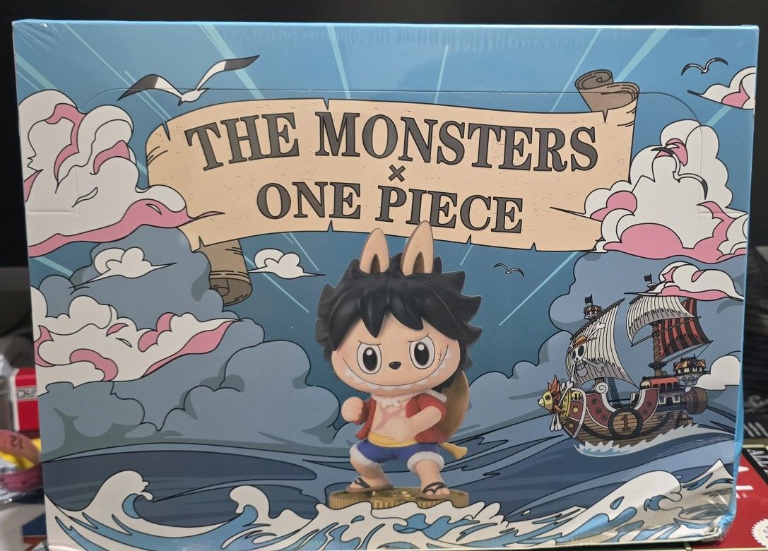 Popmart The Monsters Labubu x One Piece Series Full Set of 12 Figures Sealed