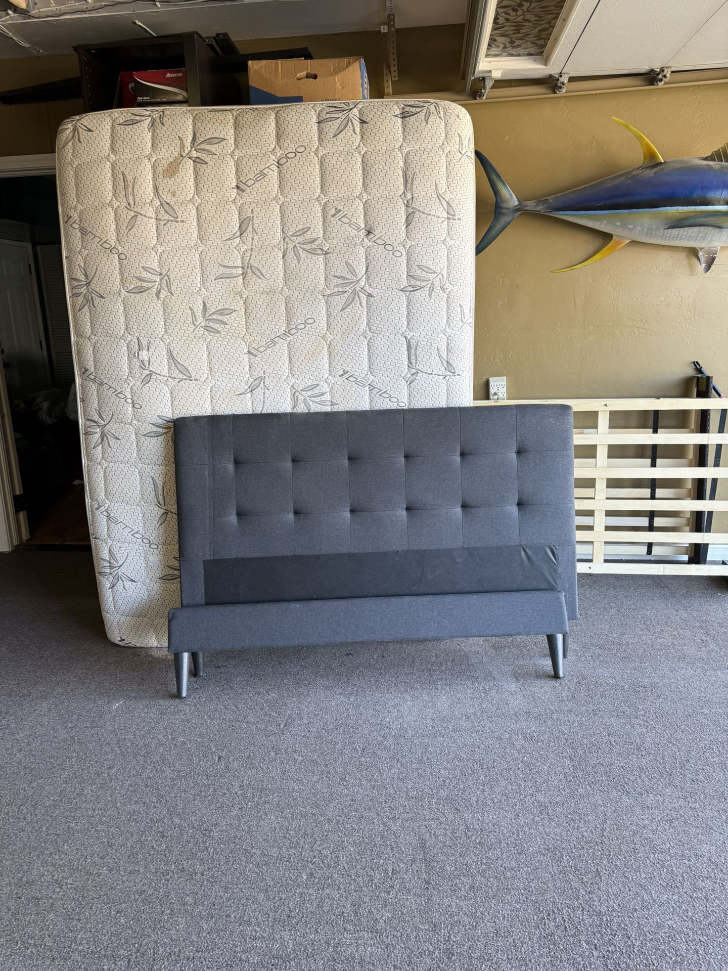 Full Size, Bed, And Frame$50