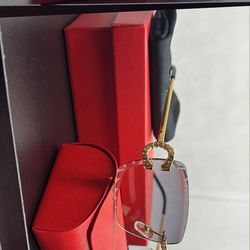 Cartier rimless frames
