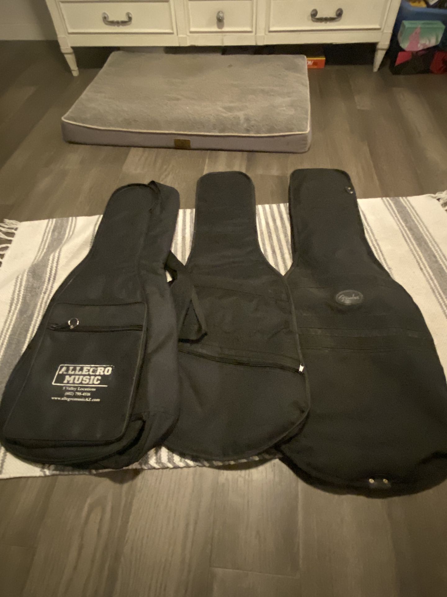 3 Guitar Gig Bags