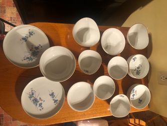 13 piece Japanese serving set