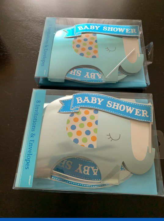 Paper invitation Baby shower Pamper
