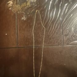 14k figaro gold chain