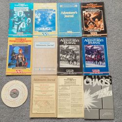 Advanced Dunheons & Dragons Computer Video Game Manuals! Forgottwn Realms, SSI Stratwgic Solutions! Ranging from 1989, 1990 & 1991. Good Cond!