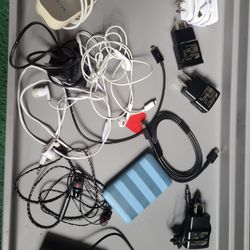 USB Cords/ Headphones / Portable Chargers 
