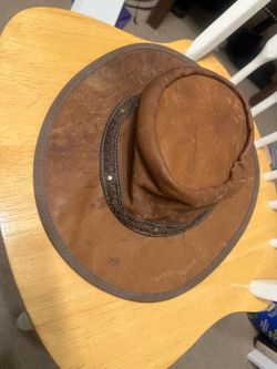 Barmah Kangaroo Leather Hat