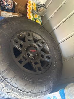 For sale toyota tacoma TRD rims and tires