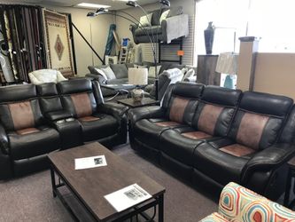 New reclining sofa and loveseat