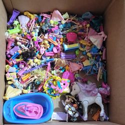 Lot of Polly Pocket, Squinches And Strawberry Shortcake Toy. Pick Up Only 