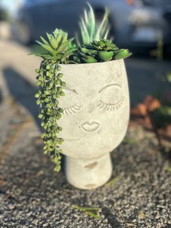 Face Planter Pot