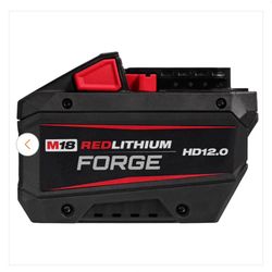 M 18 12.0 New.  Forge Batteries $220 Each Brand New 