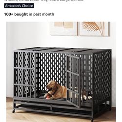 48/42 Inch Heavy Duty Indestructible Dog Crate