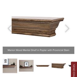 Solid Oak Mantel 