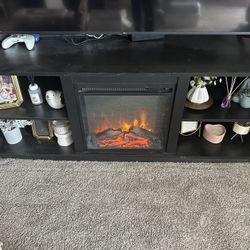 Fire Place Tv Stand 