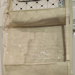 2-Piece Closet Organizer Set | 6-Pocket Purse Holder & NWOT Shoe Hanging Shelves