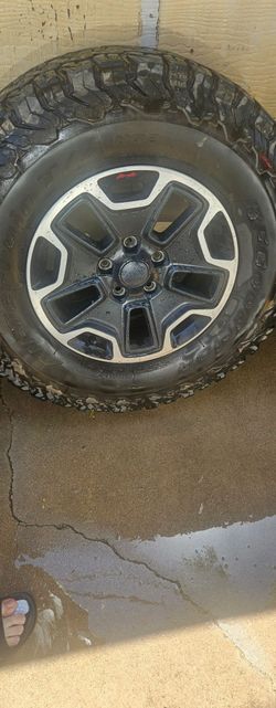Rubicon rims and tires