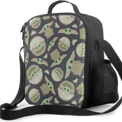 Baby Yoda Lunch Bag For Men Women Kids For Outdoor Activities Work Bento Bag Custom Bento Box