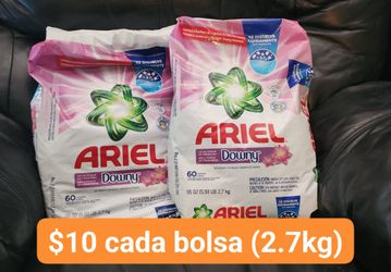 Detergent power Ariel & Downy...$10 each (cada bolsa)