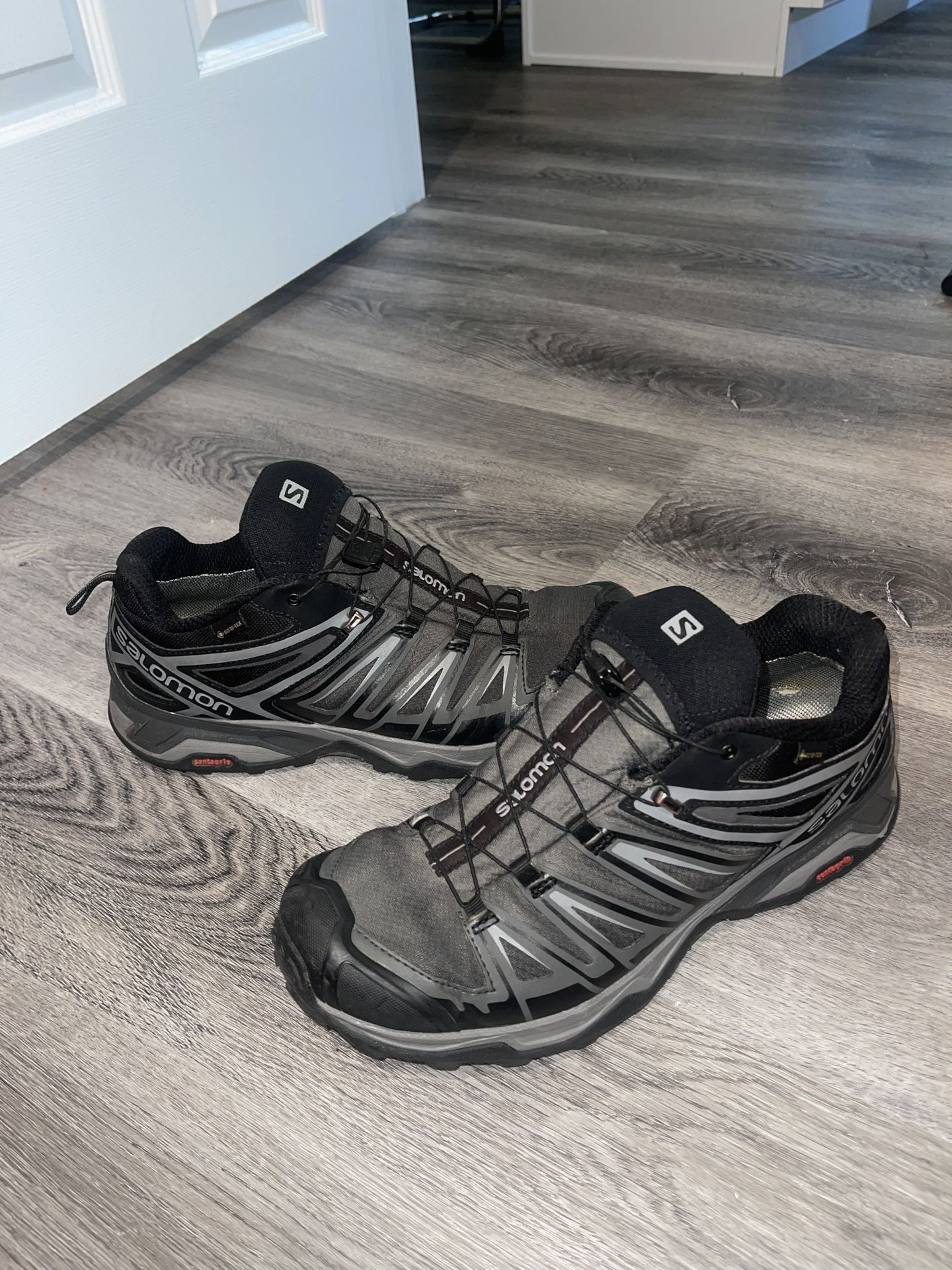 Salomon X Ultra Gray Black Hiking Trail Running Shoes Sneakers - Main Image