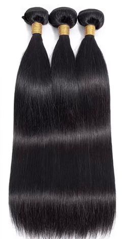 (3) 28 inch Brazilian straight Human Hair Bundles