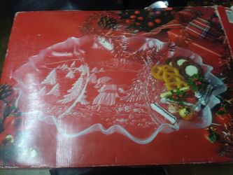 Mikasa christmas platter