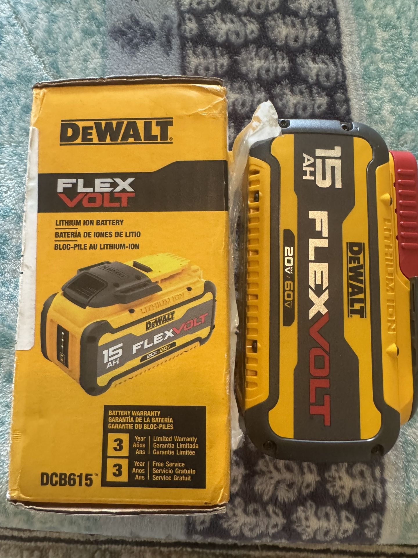 Dewalt Flex Volt  Battery