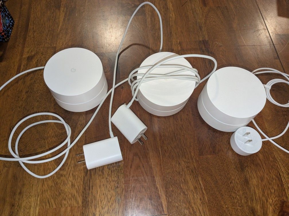 Google WiFi AC1200 Whole Home Mesh Router - 3 Pack