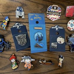 Universal Studios Fantasy Anime Pokemon DragonBall Pin lot