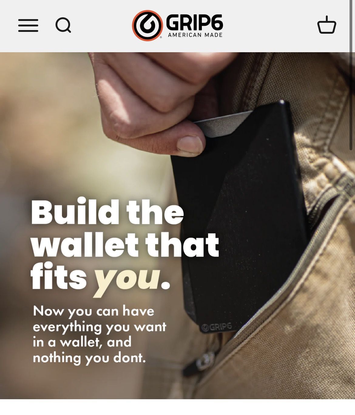 Grip6 Wallet With Leather Case