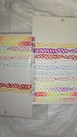 Chocker necklace, 3$ each.