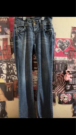 $13early 2000s y2k denim Wallflower midrise jeans