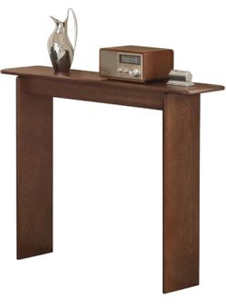Wooden console table