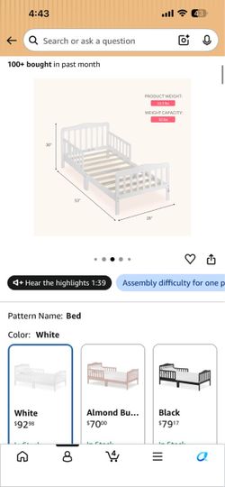 Toddler bed