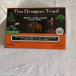 New - The Oregon Trail Hunt For Food Card Game 