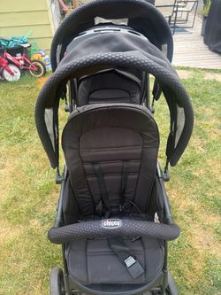 Chicco Double Stroller Black
